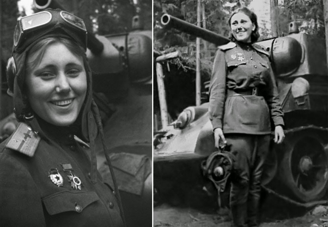 Aleksandra Samusenko was the only female tank officer in the 1st Guards Tank Army.jpg