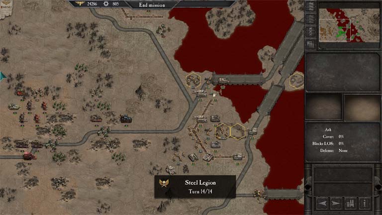 many units at the left side dont moved (starting position)