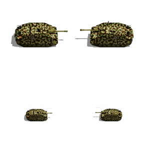 StuGIIIG in Polka Dot pattern camo