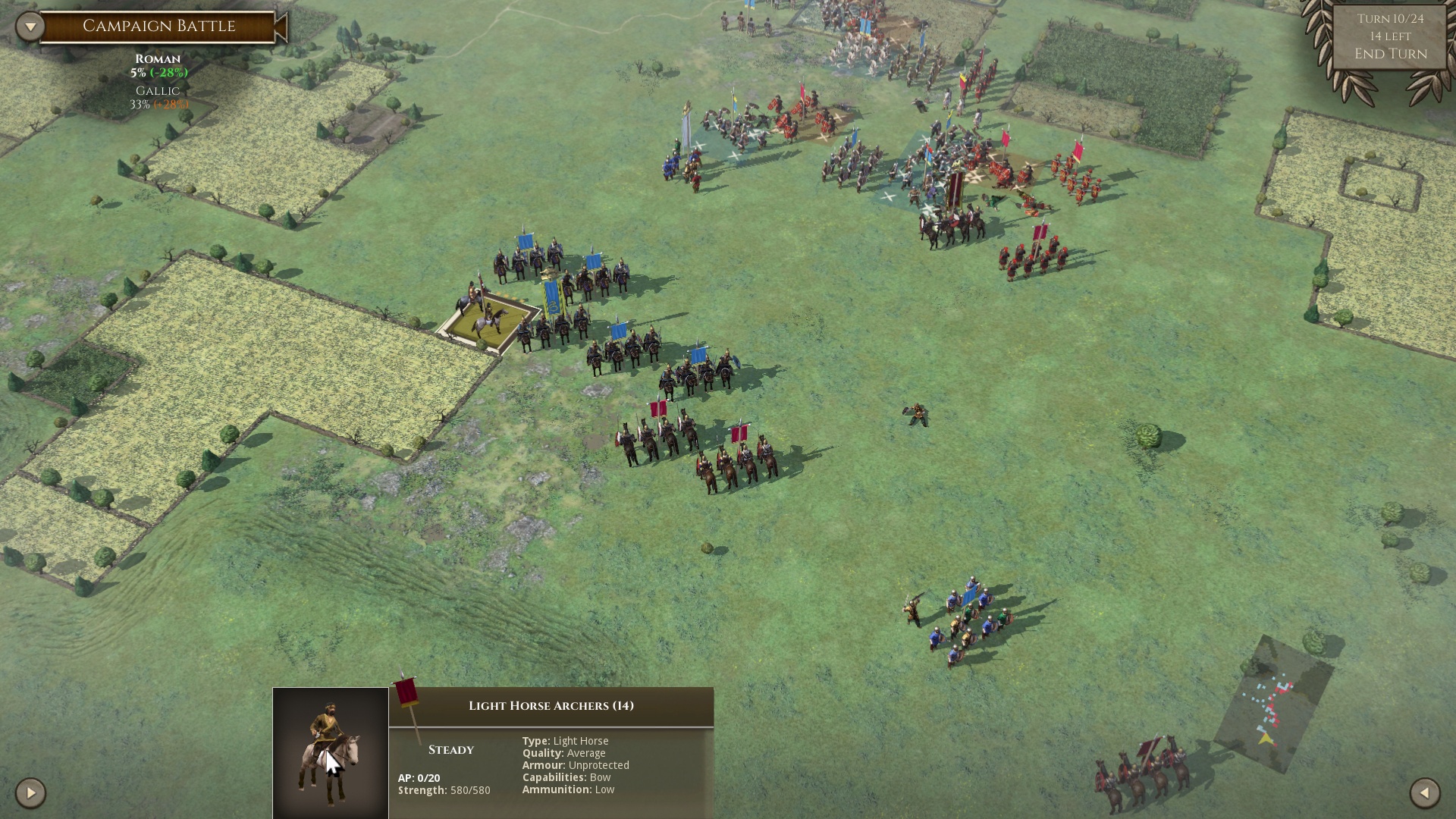 idle gallic cavalry on my left